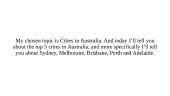 Cities in Australia 2 puslapis