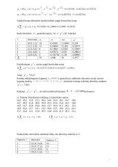 Matematinė statistika - uždaviniai su sprendimais 9 puslapis