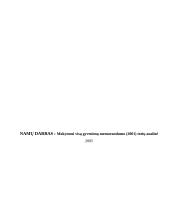 Mokymosi visą gyvenimą memorandumo (2001) tezių analizė