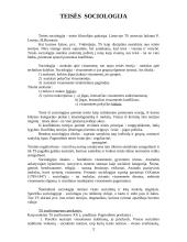 Gera teisės sociologijos teorija