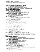 Anglų kalbos išsireiškimai 5 puslapis