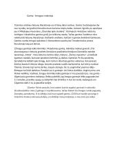 Gamta - žmogaus mokytoja