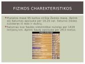 Saturnas. Skaidrės 4 puslapis