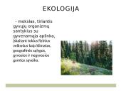Ekosistema ir ekologijos mokslas 2 puslapis