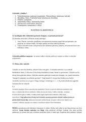 Aristotelio knygos "Politika" analizė