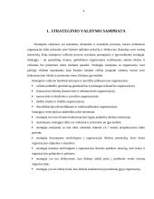 Strateginio valdymo samprata ir pagrindinės sąvokos 4 puslapis