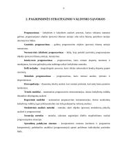 Strateginio valdymo samprata ir pagrindinės sąvokos 9 puslapis