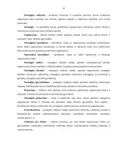 Strateginio valdymo samprata ir pagrindinės sąvokos 10 puslapis