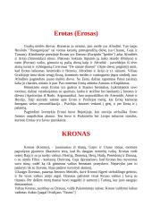 Graikų dievų aprašymai 2 puslapis