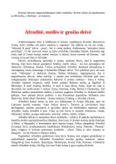 Graikų dievų aprašymai 3 puslapis