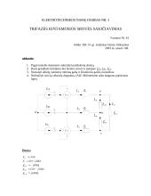 Trifazės kintamosios srovės skaičiavimas 1 puslapis