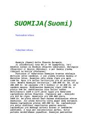 Suomija (Suomi) 1 puslapis