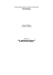 Būtybės latimerijos