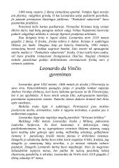 Leonardas da Vinčis bei jo paveikslai 3 puslapis