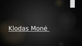 Klodas Monė