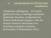 Akademinis raštingumas. Samprata 5 puslapis
