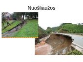 Paviršių keičiantys dabarties geologiniai procesai 12 puslapis