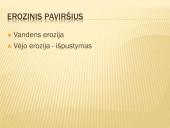 Paviršių keičiantys dabarties geologiniai procesai 6 puslapis