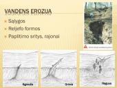 Paviršių keičiantys dabarties geologiniai procesai 7 puslapis