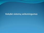 Kokybės samprata ir kokybės rodikliai  13 puslapis