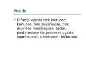 Difuzijos reiškinys kietuose kūnuose, skysčiuose ir dujinėse medžiagose 16 puslapis
