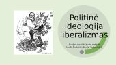 Politinė ideologija liberalizmas
