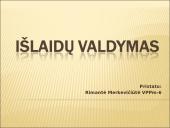 Išlaidų valdymas