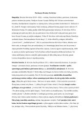 Literatūros programinių autorių konspektai 19 puslapis