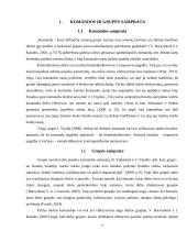 Komandos/grupės svarba šiuolaikiniame verslo sektoriuje 4 puslapis