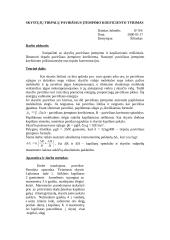 Skystųjų tirpalų paviršiaus įtempimo koeficientas