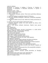 Lietuvos istorija. Datos , terminai, sąvokos 3 puslapis