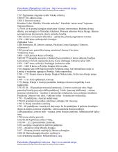 Svarbiausios Lietuvos istorijos datos  3 puslapis