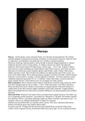Marso planetos aprašymas