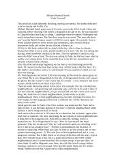 Michael Marshall Smith “Only Forward” analysis