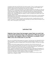 Examples of individual talks and paragraphs 4 puslapis