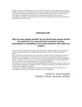 Examples of individual talks and paragraphs 7 puslapis