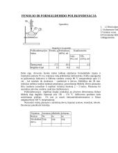 Fenolio ir formaldehido polikondesacja