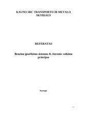 Benzino įpurškimo sistemos K-Jetronic veikimo principas 11 puslapis