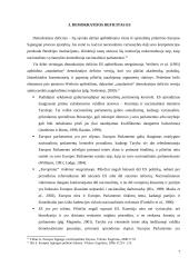 Demokratijos deficito problema Europos Sąjungos (ES) institucijose 7 puslapis