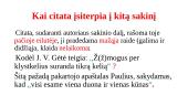 Citatų kartojimas, taisyklės 11 puslapis