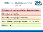 Pardavimo veiklos esmė ir reikšmė verslui 17 puslapis