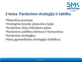 Pardavimo strategijos ir taktikos 2 puslapis