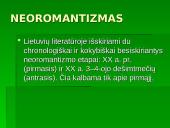 Neoromantizmas lietuvių literatūroje 7 puslapis