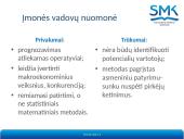 Pardavimo apimčių prognozavimas 13 puslapis