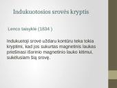 Elektromagnetinė indukcija. Lenco taisyklė 14 puslapis