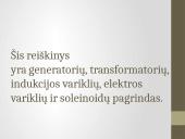 Elektromagnetinė indukcija. Lenco taisyklė 4 puslapis