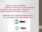 Elektromagnetinė indukcija. Lenco taisyklė 8 puslapis