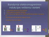 Elektromagnetinė indukcija. Lenco taisyklė 10 puslapis