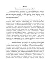 Tautosakos pasaulis „Baltaragio malūne“ 