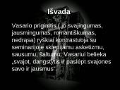 Pasaulėžiūros ir pašaukimo problemos romane „Altorių šešėly”  5 puslapis
